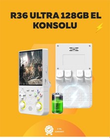 Resim Çift Joystickli Retro Oyun Konsolu 2500mah Bataryalı 