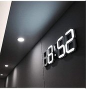 Resim 14.8' Led Saat Uzaktan Kumandalı Çok Fonksiyonlu Otomatik Parlaklık Dijital Duvar Saati Kaiyi 