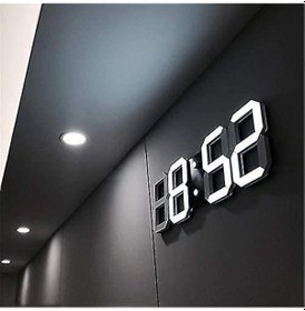 Resim 14.8' Led Saat Uzaktan Kumandalı Çok Fonksiyonlu Otomatik Parlaklık Dijital Duvar Saati Kaiyi 