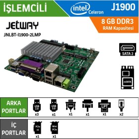 Resim Jnlbta-ı1900-2lmp Intel Celeron J1900 Fansız Endüstriyel Mini Itx Anakart-116235 
