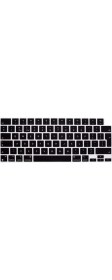 Resim Fibaks Apple Macbook 16.2 2021 A2485 Uyumlu Klavye Koruyucu Sıvı ve Toz Koruyucu İngilizce Q Klavye Ped 