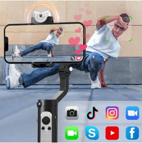 Resim Hohem iSteady VS2s 3 Eksenli Gimbal El Tipi AI Yapay Zeka Görüş Sensörlü Telefon Sabitleyici Stabilizatör 