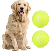 Resim Gajeena "2'li Paket 9.5 İnç Şişme Tenis Topu Seti - Rastgele Renkli Pompa İle Kırmızı/mavi " Yeşil 