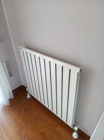 Resim Alüminyum Panel Radyatör Klasik 525x5 Ral 9010 Kırık Beyaz 