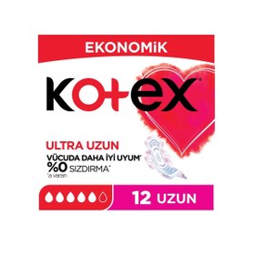 Resim Kotex Ultra Uzun Kanatlı 12'li 