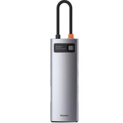 Resim Baseus Metal Gleam Series 8in1 Type-c Hub Adaptör Çoklayıcı 