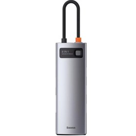 Resim Baseus Metal Gleam Series 8in1 Type-c Hub Adaptör Çoklayıcı 
