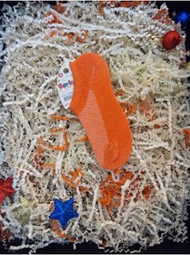 Resim LİA Underwear Turuncu Tekli Kız Çocuk Çorabı 