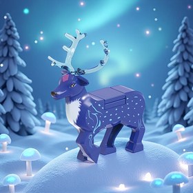 Resim 2 Adet Yaratıcı Seri Rüya Gibi Ren Geyikli Figür Binicilik Aksesuar, Yaratıcı Hediyeler,Koleksiyonluk Figürler,Sevimli Geyik,Dekoratif Figür,Detaylı Heykel,El Yapımı Aksesuar,Geyik Figürü,Minyatür Dekor,Anime Hayranları,Koleksiyonluk Ürün 