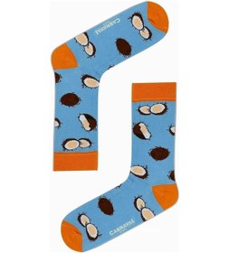 Resim Carnaval Socks Unisex Mavi Hindistan Cevizli Yaz Renkli Çorap 36-44 Renkli Çok Renkli 