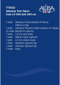 Resim Albastar Tam Takım Usta Lrf Olta Seti Tts022 240Cm-Standart 