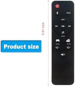 Resim AULCMEET TaoTronics Soundbar Hoparlörü TT-SK023 TT-SK023BSPF ile Uyumlu Uzaktan Kumandayı Değiştirin 