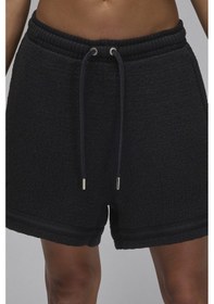 Resim Nike Air Jordan Loose Fit Women's Knit Shorts Kadın Bol Kesim Örgü Şort Siyah Siyah 