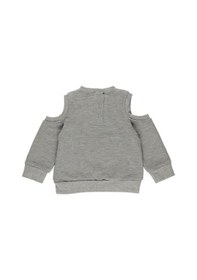 Resim Panço Kız Bebek Omuz Pencere Detaylı Baskılı Sweatshirt (554816243) Çok Renkli 
