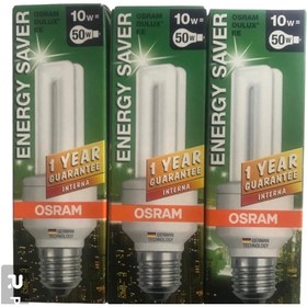 Resim Philips OSRAM 10W SARI ISIK TASARUFLU ULC E27 DUY AMPUL 3 LU PAKET 