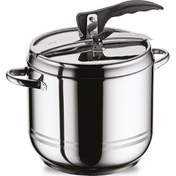 Resim Home Perfect 12 Litre Düz Düdüklü Tencere - İndüksiyon Kapsül Tabanlı 