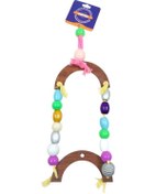 Resim Askılı Kuş Tüneği Kuş Oyuncağı 