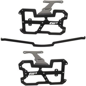 Resim Gp Kompozit Honda Adv 350 2023-2025 Uyumlu Yan Çanta Demiri Siyah 