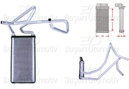Resim Land Rover Range Rover Sport L320 3.6 D 4X4 2006 2013 Discovery III L319 LR3 2.7 TD 4X4 2004 2009 Kalorifer Radyatörü Brazing 113X279 Mm 