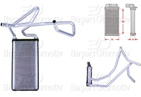 Resim Land Rover Range Rover Sport L320 3.6 D 4X4 2006 2013 Discovery III L319 LR3 2.7 TD 4X4 2004 2009 Kalorifer Radyatörü Brazing 113X279 Mm 