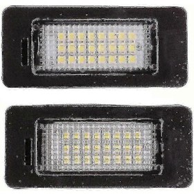 Resim 2 Adet/takım Araba Bagaj Kapağı Led Plaka Lambası 24 Led Lamba 