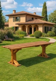 Resim pinoxi Masif Ahşap Bank Mutfak Bankı Bench 100cm X 30cm Ceviz Renk 