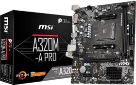 Resim A320M-A Pro Amd A320 3200Mhz Ddr4 Matx Amd Anakart MSI