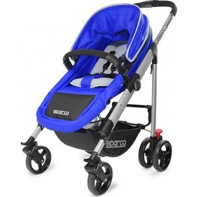 Resim Sparco Bebek Arabası Mavi 00928az 