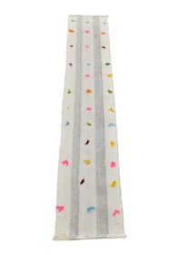 Resim Kilim Antik El Dokuma Pamuklu Mini Yolluk Anadolu Yörük Kilimi 0118 - Yeni - Çok Renkli 