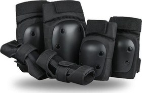 Resim Motosiklet Ve Bisiklet Paten Soft Dizlik Dirseklik Ve El Koruma Takım Rahat Bacak Kol El Koruma 