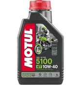 Resim Motul 5100 10W-40 4T Motosiklet Yağı 1 L 