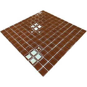 Resim MozaiKristaL Tüm yüzeyler için Sütlü Kahve 30x30cm. Fileli Kristal Mozaik. ( 1 m2 Fiyatıdır. ) 