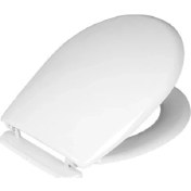 Resim RST® MANNESMANN Thermoplast Klozet Kapağı - MC - Serisi Alttan Plastik Menteşe (Shrink Ambalajlı) 