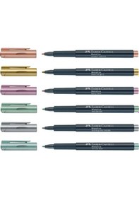 Resim Faber Castell Metalik Yaldızlı Renkler Çizim Kalemi Seti 6 Renk 
