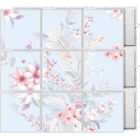 Resim Gök Panel 60 x 60 LED Panel Aydınlatma Desenli 3x3 9'lu Grup 46510899SA 