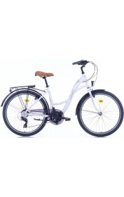 Resim Corelli Glowie 28 Jant 48CM White Cooper Beyaz Bakır Şehir Bisikleti 