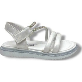 Resim Arzen Bebe 221-26 Anatomik Taşlı Cırtlı Kız Çocuk Sandalet 