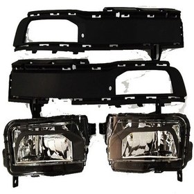 Resim Vw T7 Sis Lambası Farı Çerçeveli 2016+ 