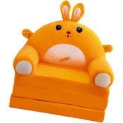 Resim Kids Foldable Sofa Cartoon Cute Comfortable Lightweight Chair for Girls Boys Bunny 