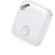 Resim Smart Tag Airtag Uyumlu Akıllı My Find Uyumlu Beyaz 