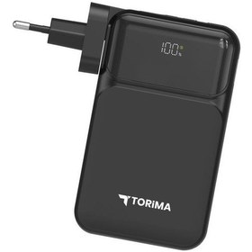 Resim Torima TRM-1027 20000 mAh Hızlı Şarj Dijital Göstergeli Powerbank Siyah 