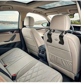 Resim Zhanglei001 2 Adet Araç Koltuğu Askısı, Siyah Araç İçi Depolama Çantası 