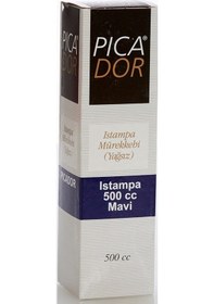 Resim Picador Istampa Mürekkebi Yağsız Mavi 500Cc 