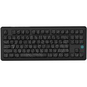 Resim Coverzone Ajazz AK870 Plus 3 Modlu Kontur Tasarım Mekanik Oyun Klavyesi Avokado Switch - Siyah Desenli 