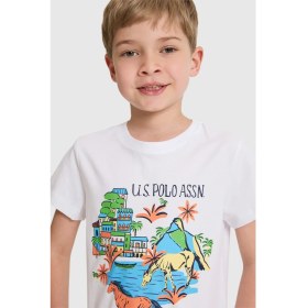 Resim U.s. Polo Assn. Erkek Çocuk Beyaz Tişört 50327025-VR013 