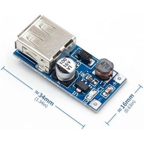 Resim Dc-Dc Usb 0.9V-5V 5V Dc Boost Stepup Voltaj Yükseltici Güç Kaynağı 