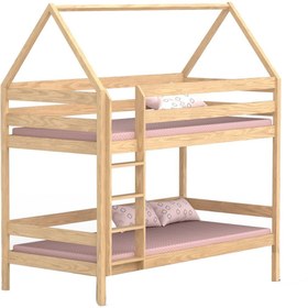 Resim MiniWood Markaawm Simge Ahşap 90x190 Çocuk Odası Ranza 