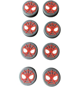 Resim Doreka Ps3-Ps4-Ps5-Xbox One-Xbox 360-SERIES S/x Joystick Kol Spider-man desenli Analog Koruyucu 8 Adet 