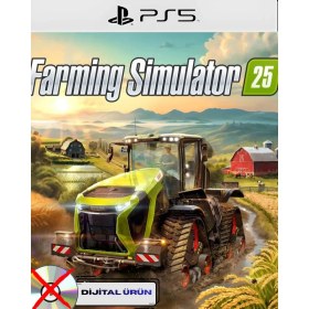 Resim Sony Farming Simulator 25 Dijital Ürün PS5 Simülasyon Oyunu Tek Oyuncu Desteği ile 