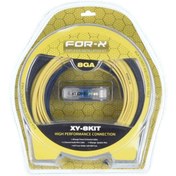 Resim For-X Xy-8kıt-8 Ga Profesyonel Seri Kaliteli Oto Amfi Kablo Seti 
